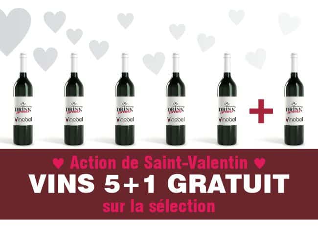 Action vins Saint-Valentin